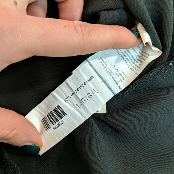 Another Story Black Flowy Dress Keyhole Sleeveless Women's Large L Formal - Picture 10 of 10